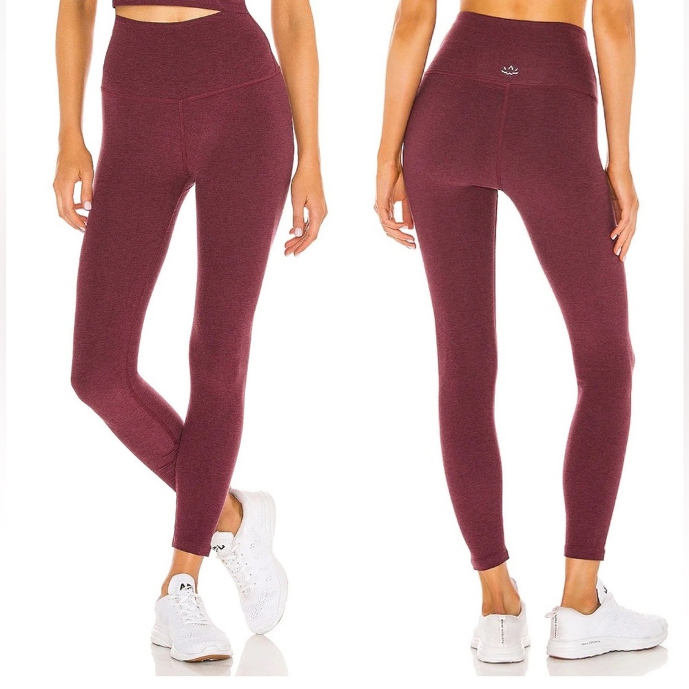 Beyond Yoga Burgundy Leggings
